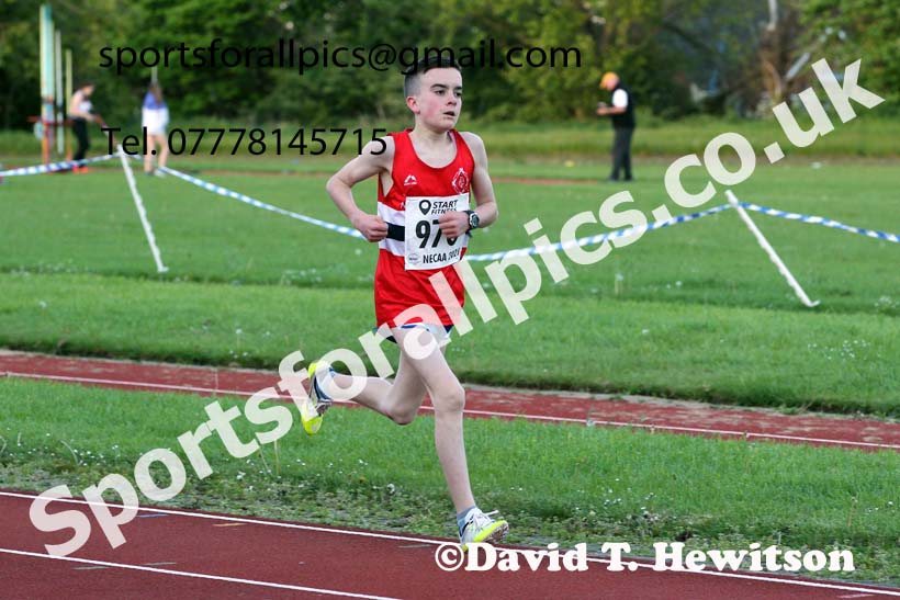 3000 metres, 2021 North East Grand Prix No. 2, Monkton, Wednesday, May 19th. Photo: David T. Hewitson/Sports for All Pics